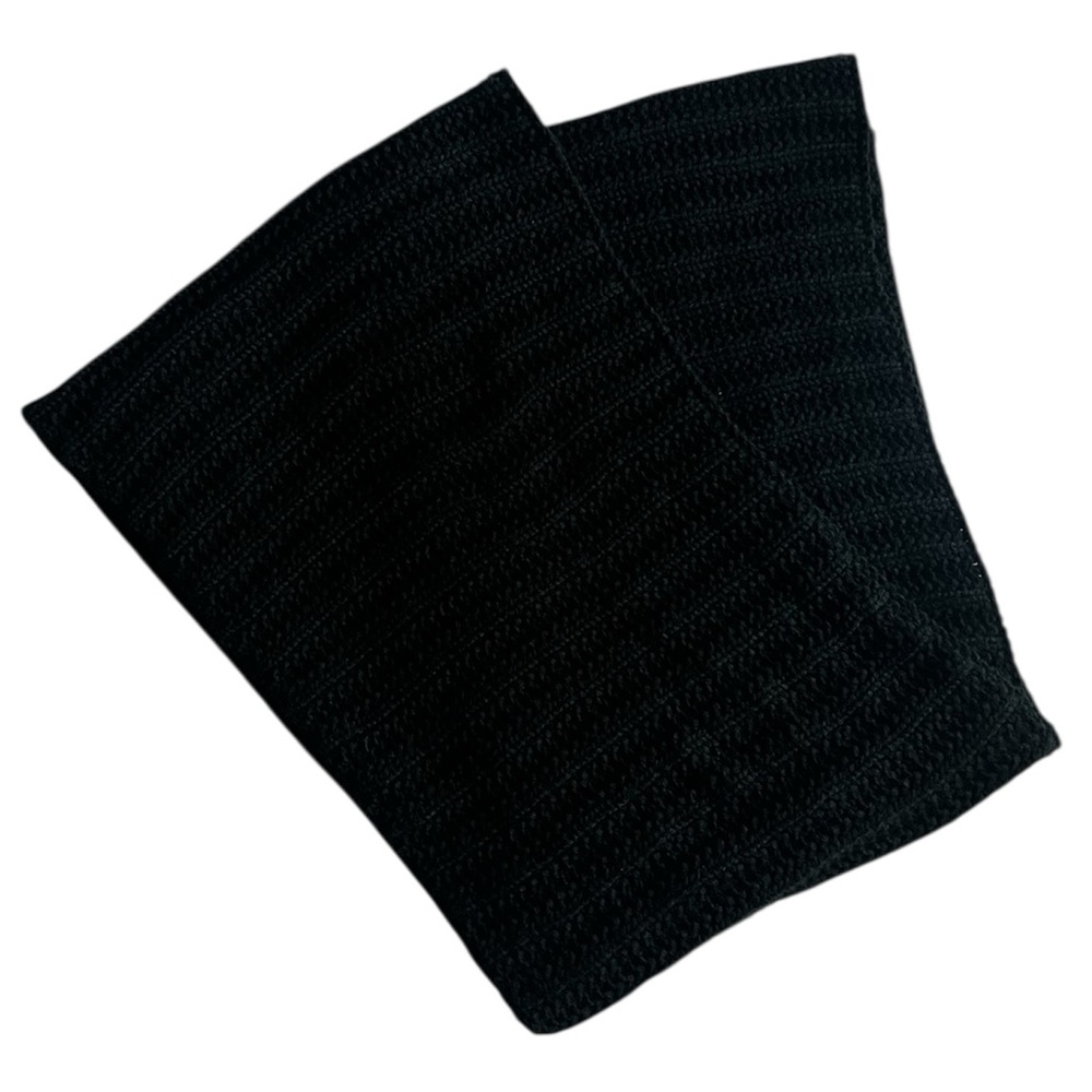 Hot Paws Black Knit Infinity Scarf/Neck Warmer